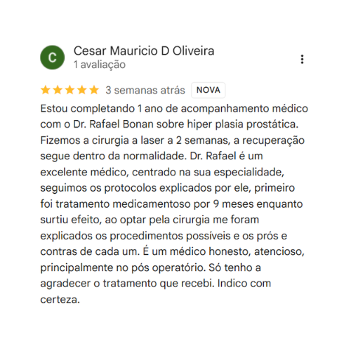 Depoimento Google Dra. Camila Coradi