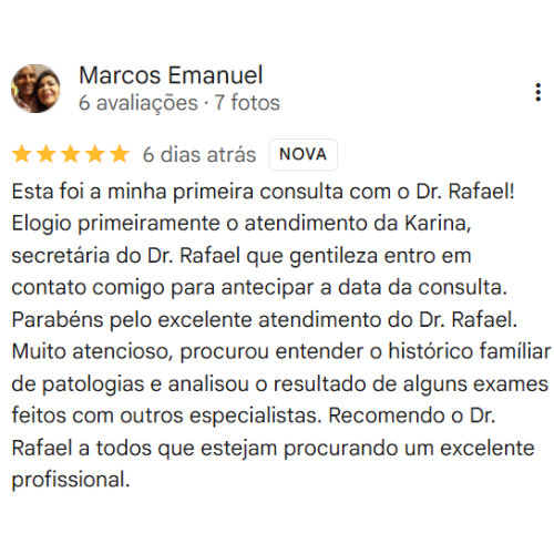 Depoimento Google Dra. Camila Coradi