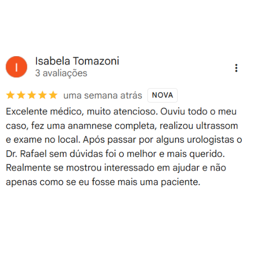 Depoimento Google Dra. Camila Coradi